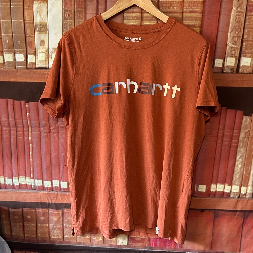 Carhartt Relaxed Fit Heavyweight Short Sleeve Logo Graphic T-Shirt
